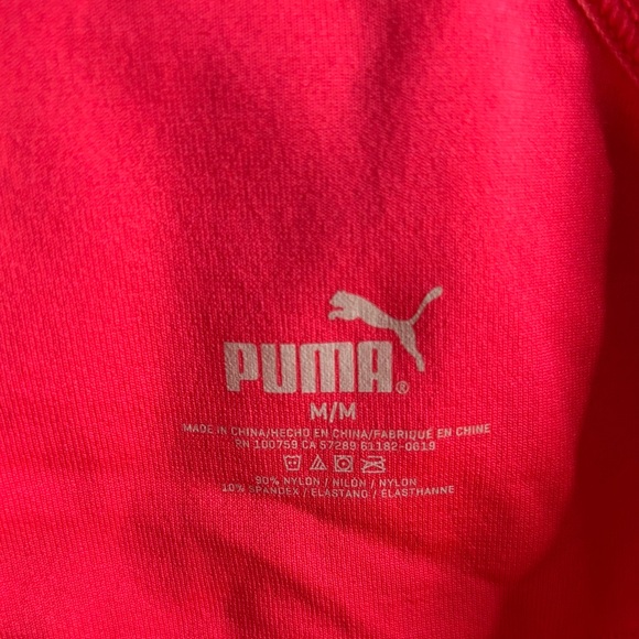TWO PUMA SPORTS BRAS- A Vibrant Pink Sports Bra AND a Black Sports Bra. - Picture 6 of 8